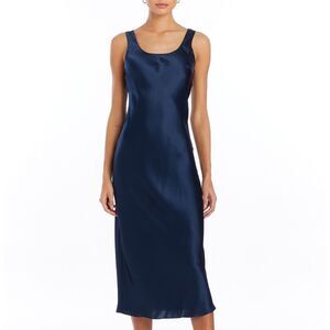AMANDA UPRICHARD SYDNEY SILK DRESS IN INK SMALL $334.00